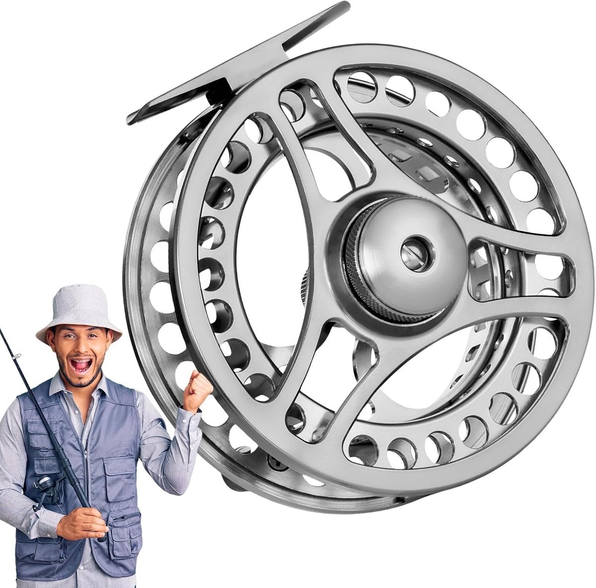 Vliegvis Reel - Vismolen Vliegvissen - Soepel Vissen - Lichtgewicht Ontwerp - 5/6 7/8 9/10 - Metaal