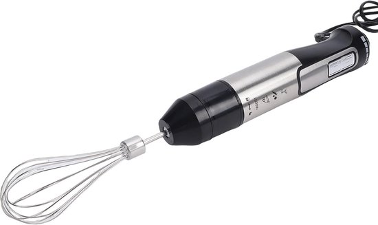 Handblender Keukenmachine - Staafmixer Set - Eten Bereiden - Alles-in-één Hulpmiddel - 26 x 25 x 14 cm - Zwart — afbeelding 5