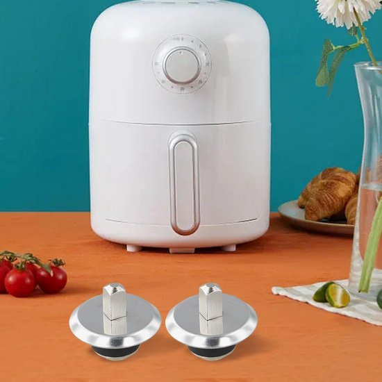 Blender Koppeling Onderdelen - Reparatieset - Blender Repareren - Metalen Aandrijfas - 2 Stuks - Zilverkleurig — afbeelding 3