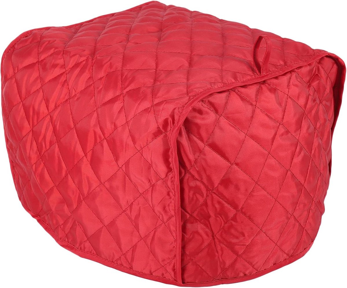 Broodrooster Deksel - Apparaat Hoes - Keuken Apparaten Beschermen - Stof- en Vetafstotend - 32.5x28x21.6cm - Rood