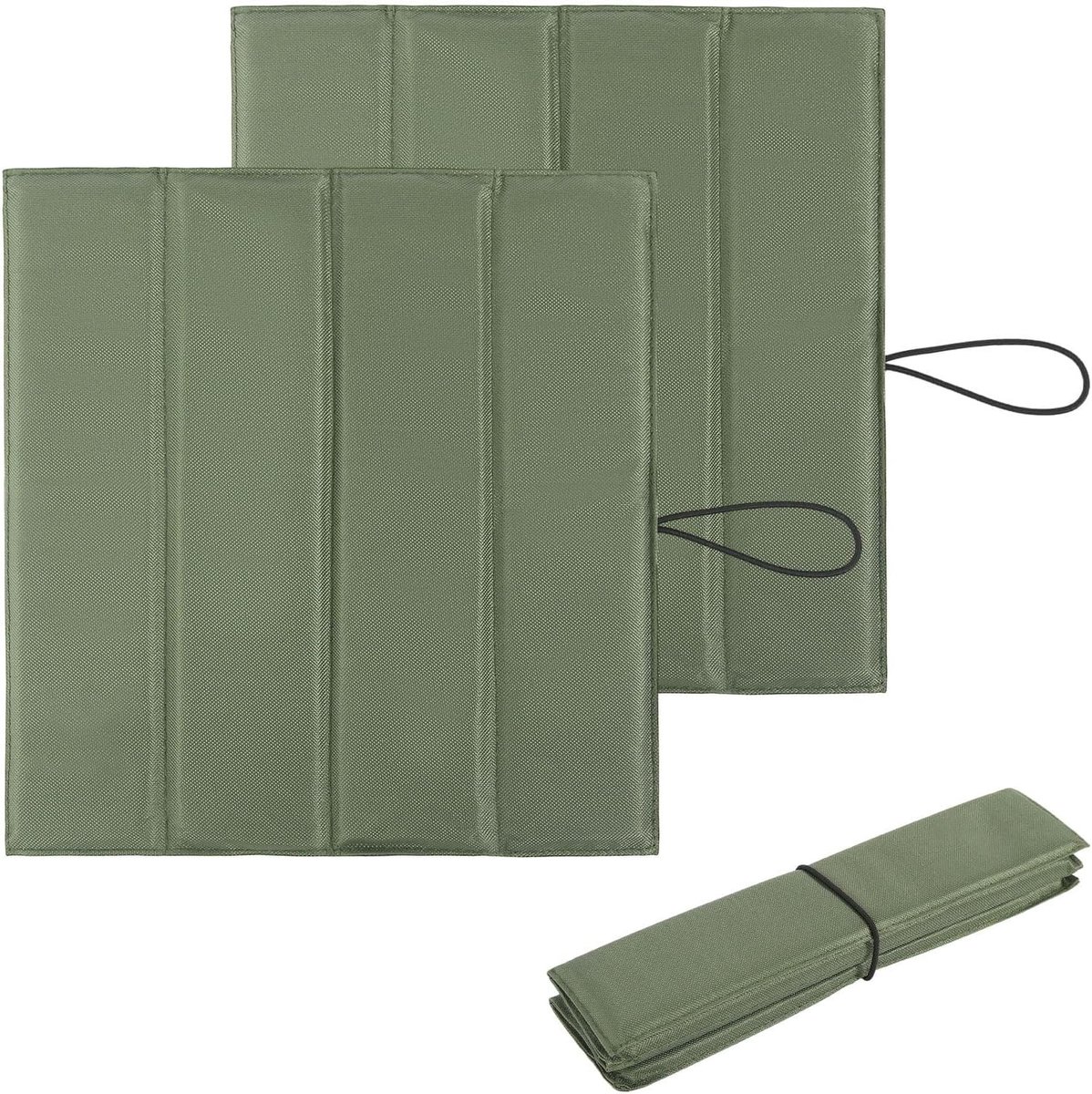 Set van 2 Vouwbare Tuinkussens - Weerbestendig en Waterdicht 31 x 32 cm - Ideaal voor Kamperen, Hiking, Picknicken en Sportevenementen