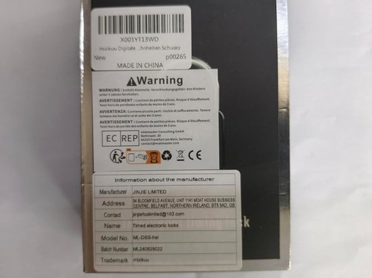 Tijdslot-Time lock-Tijdslot hangslot-Digitaal Tijdslot- Slim Tijdslot met LCD Display -USB Veiligheidshangslot- Heavy Duty Metalen Timervergrendeling Elektronisch- 99 Uur Max Tijdslot voor