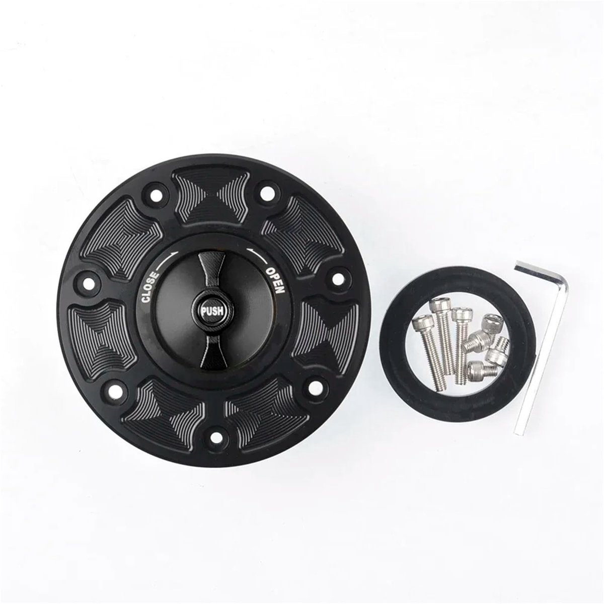 Brandstofdop voor Duke125 Duke200 Duke390 RC125 RC200 RC390 - Zwart