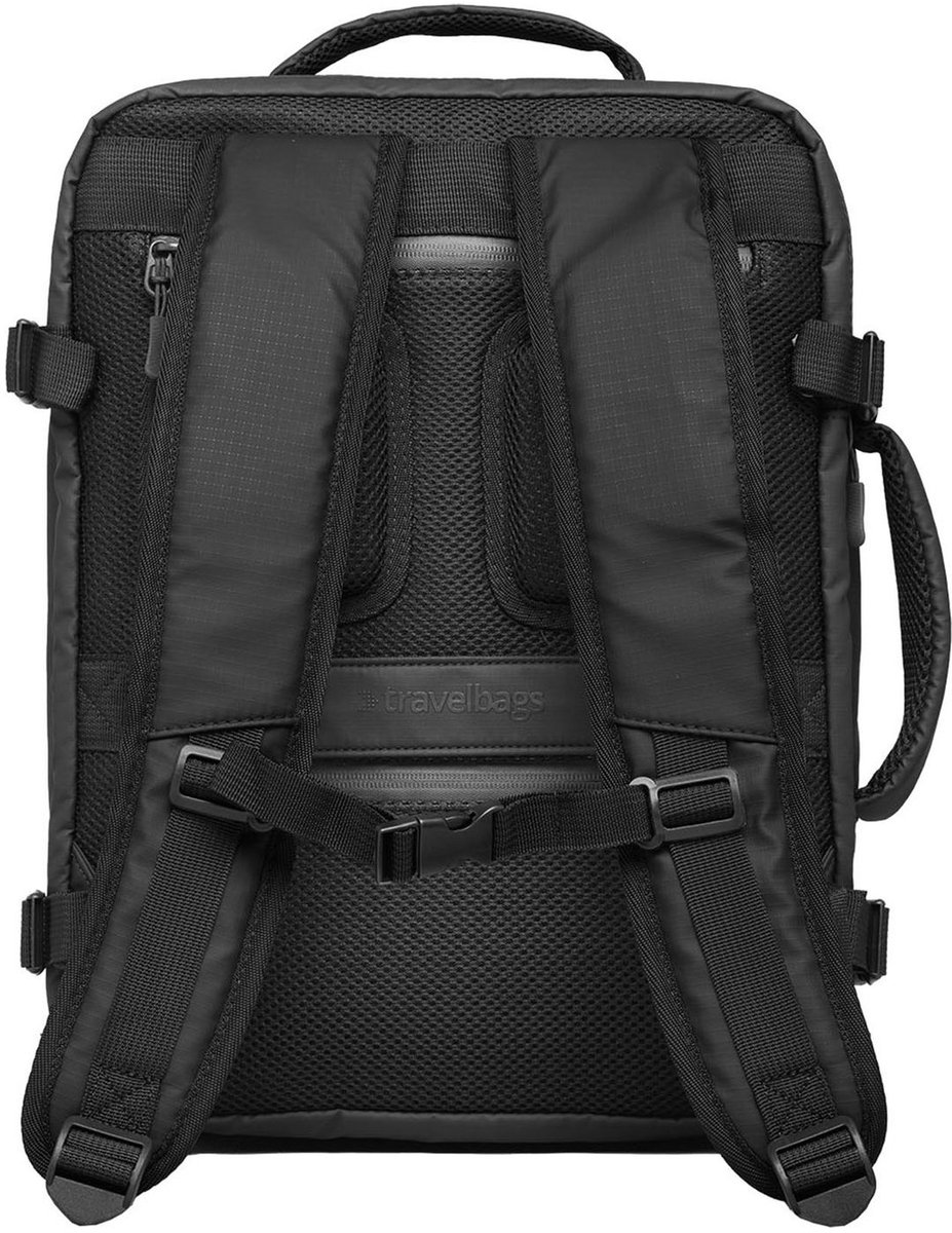 Travelbags The Flex Underseater Rugzak M 40 cm - vacuümvak - 24 liter - 40x30x14/20 cm - black