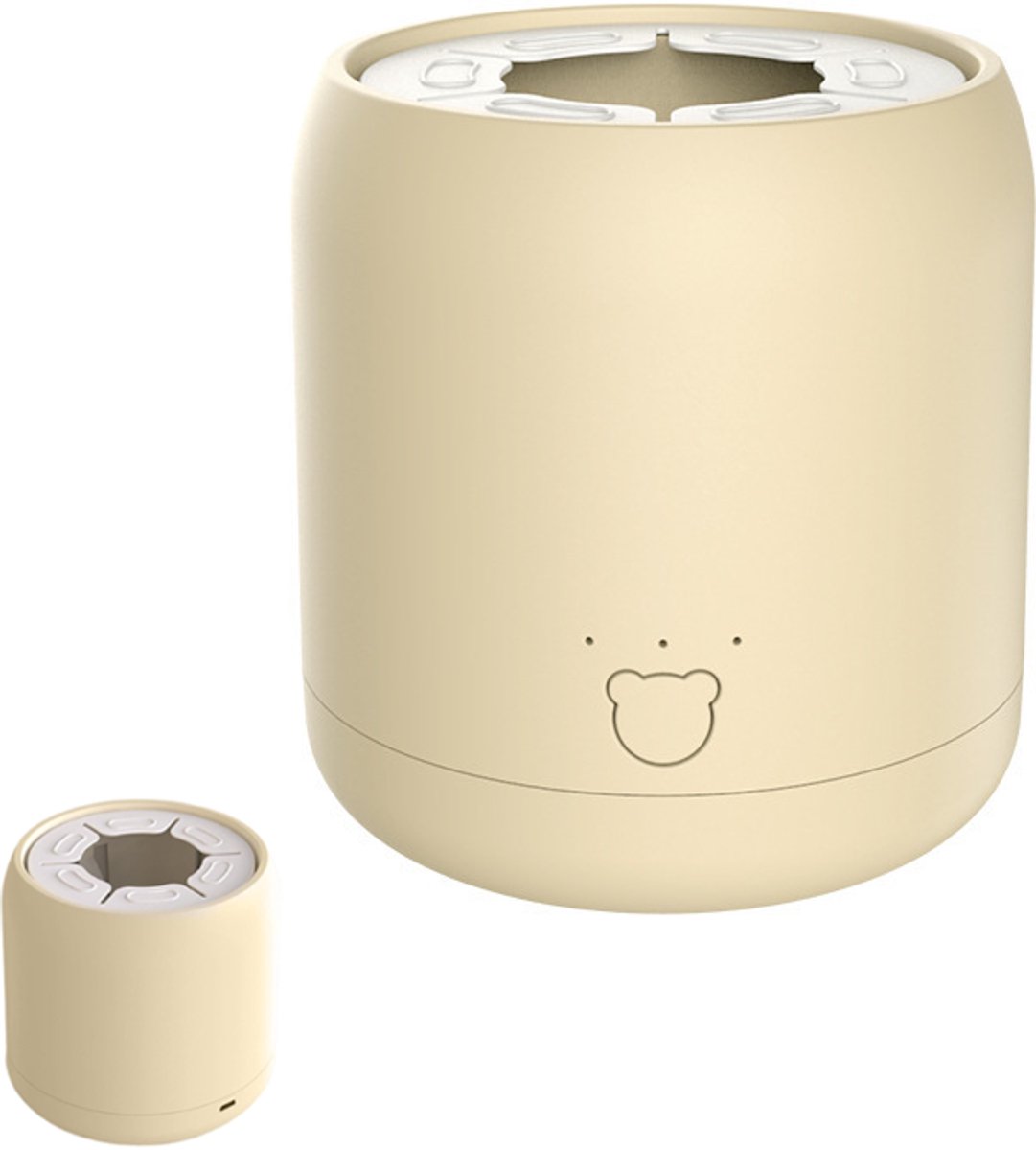 KZQ Draagbare babymelkfles schudder met 3 snelheden - USB oplaadbaar - Geschikt voor thuis en onderweg - Stille werking voor eenvoudig mengen - Wit