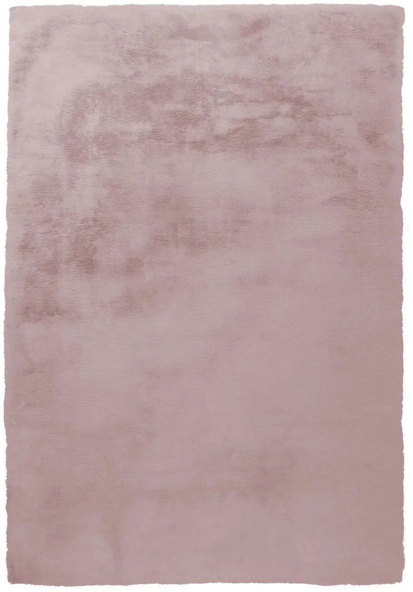 Dutch XXL Fluffy Vloerkleed | Tapijt | Rabbit | Uni | Roze | 180x280 cm