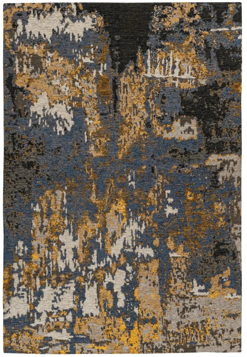 Dutch XXL Laagpolig Vloerkleed | Tapijt | Primavera | Abstract | Multi/Blauw | 120x180 cm Multi / Blauw