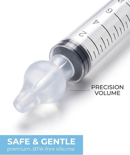 Set van 3 Neusspoelers 10 ml Professionele Neusreiniger met Herbruikbare Spuitmond en 3 Spoelkoppen voor Veilig en Comfortabel Gebruik — afbeelding 3