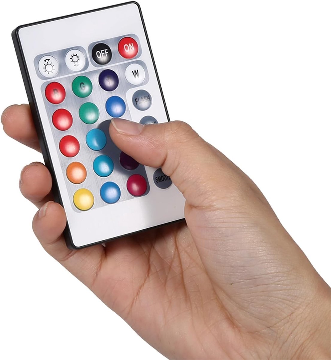 RGB LED Controller met Afstandsbediening, Helderheid en Kleurinstellingen voor Stripverlichting, Wandverlichting en Feestdecoraties