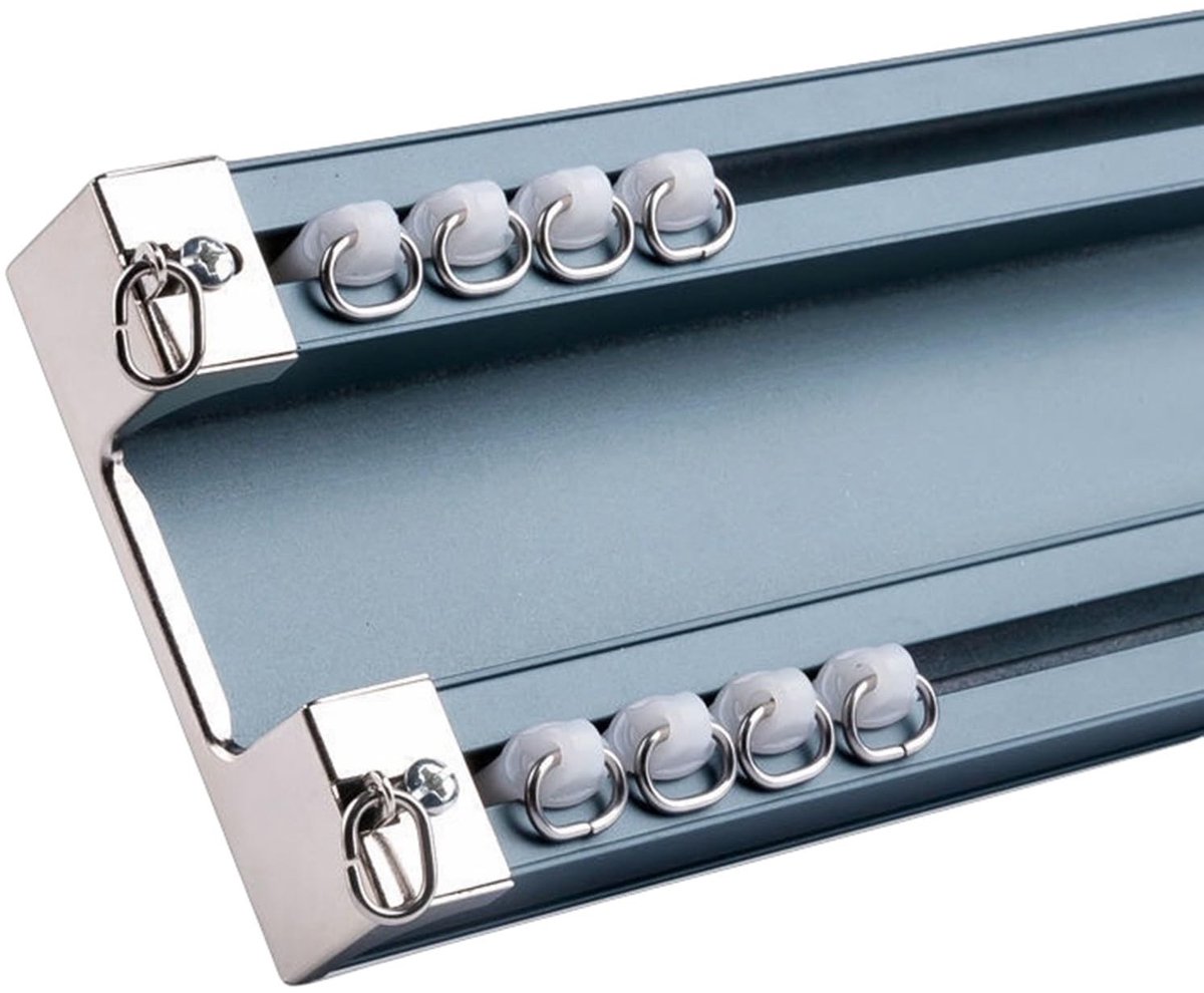 Rail voor gordijnen - Aluminium - 1-5m