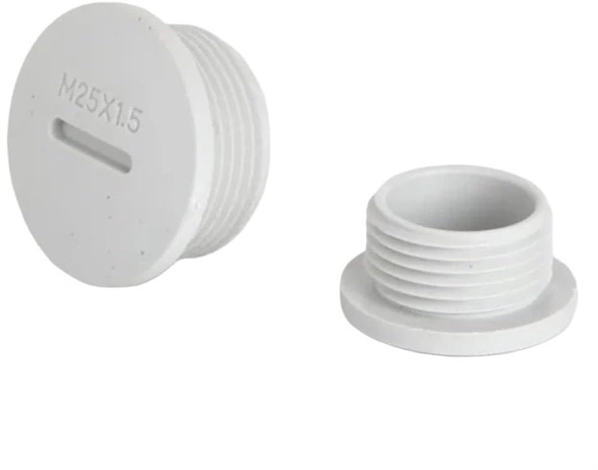 Plastic Doppen - Waterdicht - PG48 - 2 Stuks