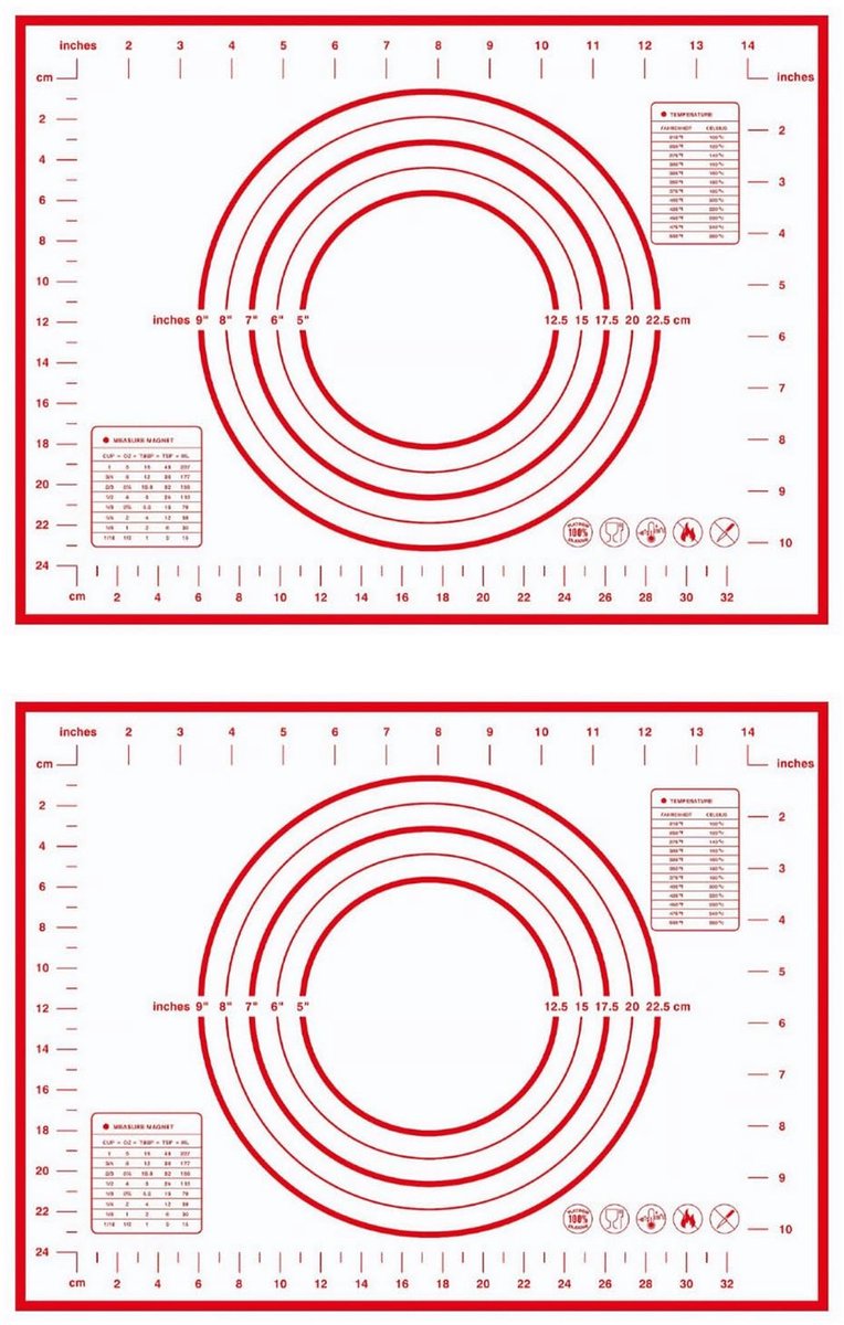 Kneedmat van Silicone 30 x 40 cm - Antislip