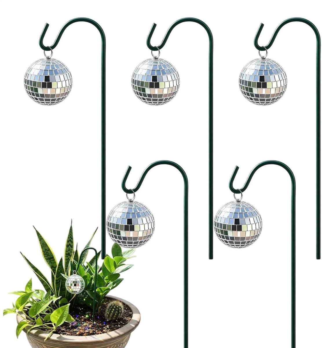 Waterdichte Mini Spiegel Plantstok - Set van 5