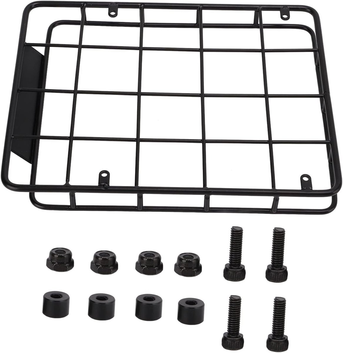 RC Auto Dakkoffer - Metalen Bagage Rek voor Axial SCX10 1/10 RC Crawler, Upgrade Onderdelen voor Verbeterde Functionaliteit en Stijl
