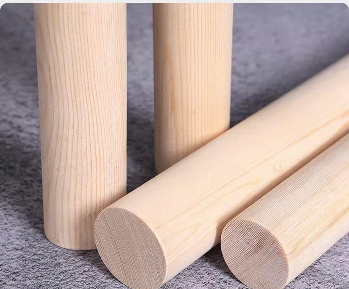 Houten Pluggen - Onafgewerkt - 5 Stuks - 3,5-6 cm