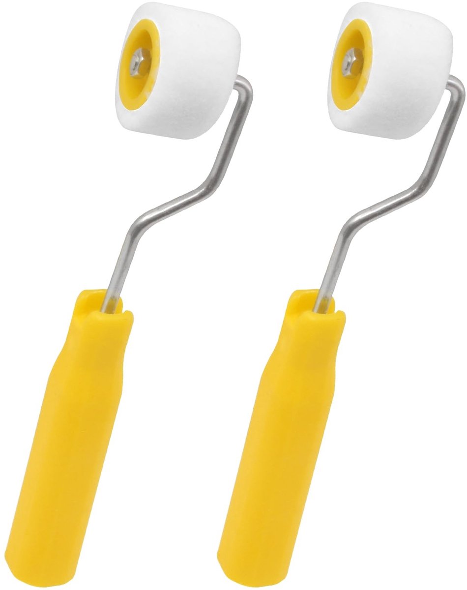 Mini Verfrollers - Voor Hoeken en Randen - 2 Stuks