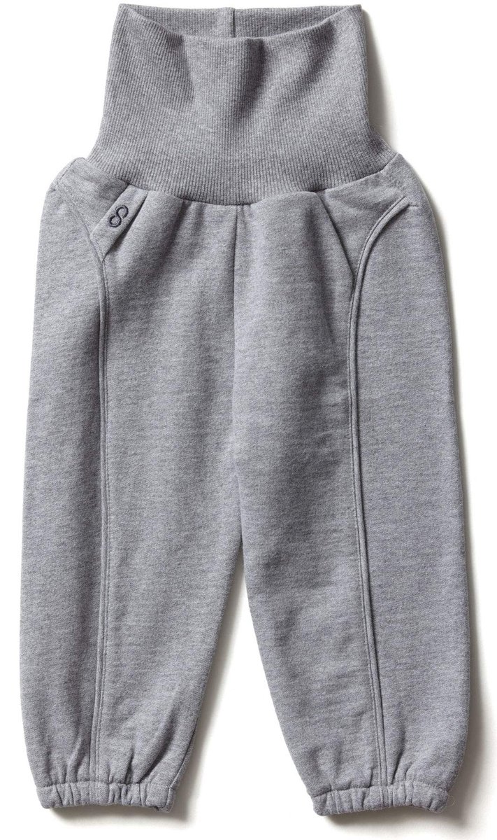 Teo Pants Baby - Unisex Kleding voor Jongen en Meisje - Grijs