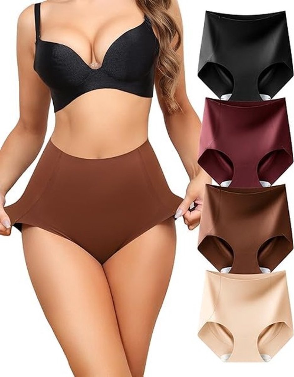 Shapewear Damesondergoed - Hoog Model - 4 Stuks