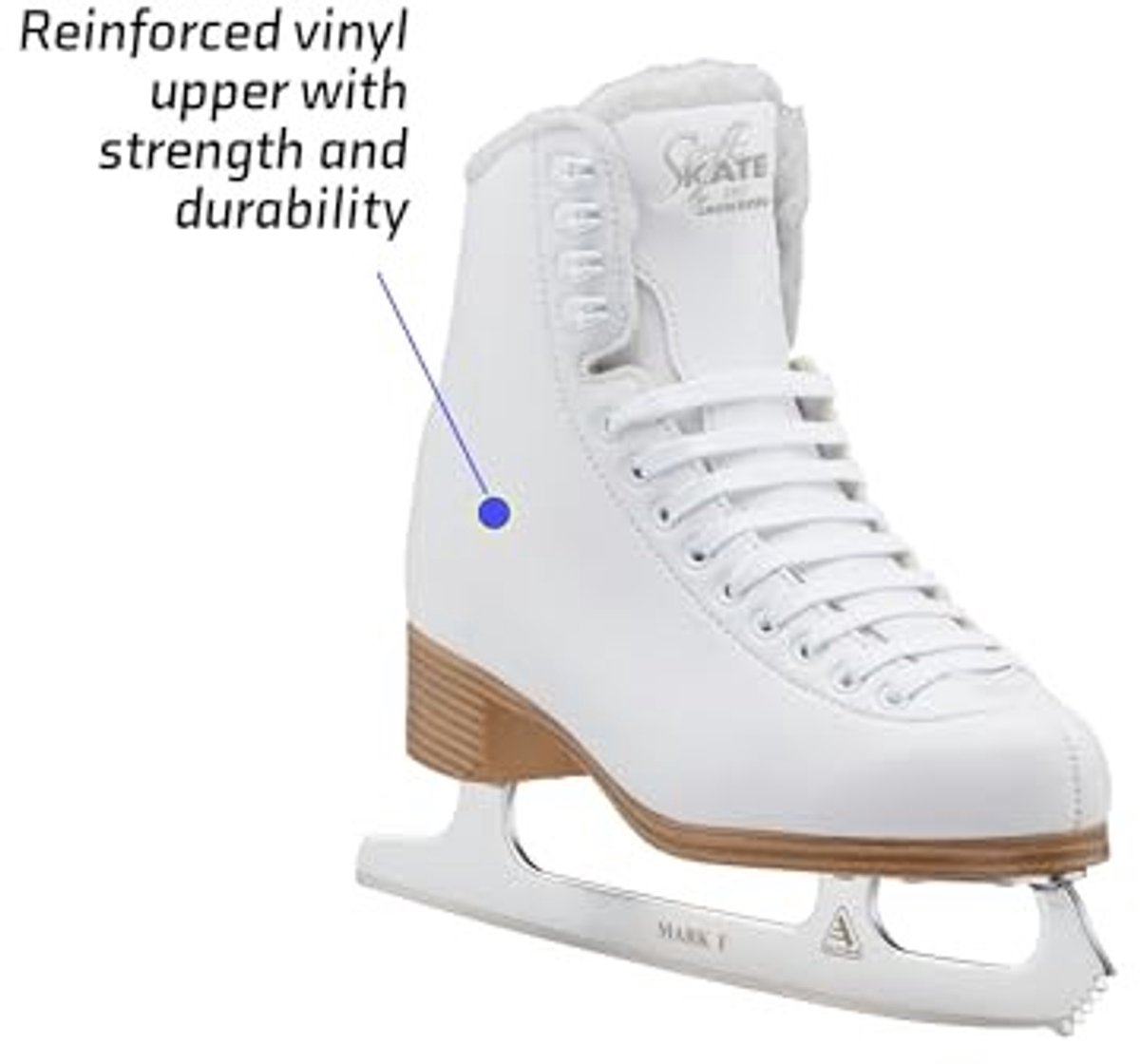 Softskate Kunstschaatsen - Wit - Voor dames en meisjes