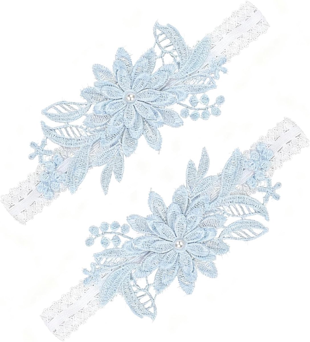 Blauwe Bruids Garter voor de Grote Dag - Universele Maat, Perfect voor Onder de Jurk, Cadeau voor de Bruid en Bruiloft Accessoire