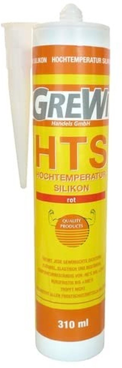 Hoge Temperatuur Silicone Kit - Rood - 310 ml