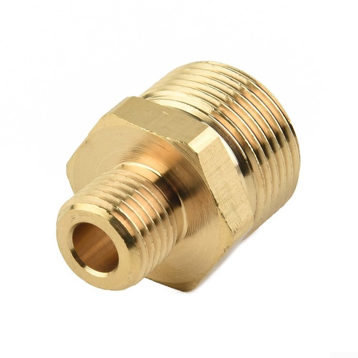 M22 x 15mm Hogedrukreiniger Adapter - Messing Koppeling
