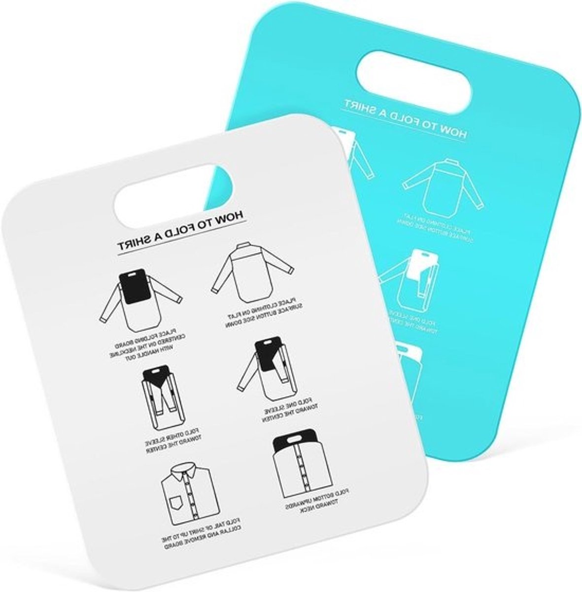Kleding Vouwplank - Kleding Organizer Vouwer - Kleding Snel Vouwen - Uniforme Vouwen - 30.5 x 25.3 cm - Diverse kleuren