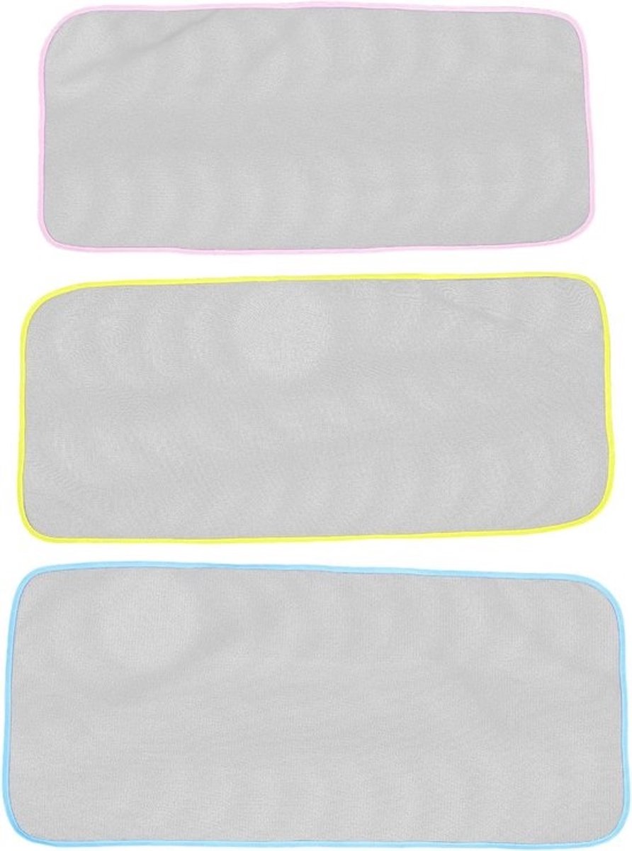 Beschermdoeken voor strijken - Strijkgaas pads - Strijken en naaien - Hittebestendig en isolerend - 90x40 cm - Diverse kleuren