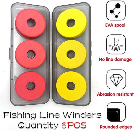 Foam Cord Winder voor Vissers, Handige Opbergoplossing voor Visserslijn, Ideaal voor Vissersuitrusting en Organisatie van Spoelen — afbeelding 2