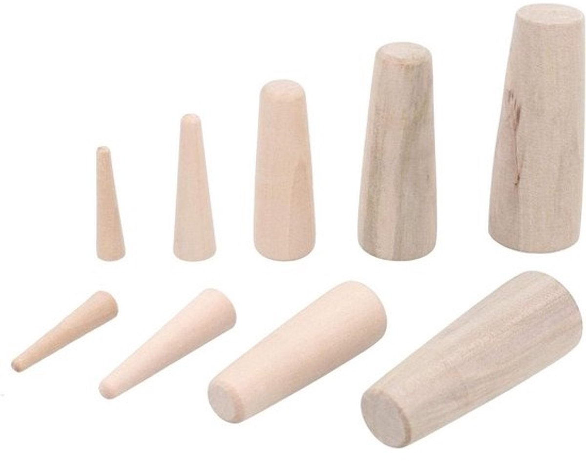 Houten Afvoerplug - Noodplug Boot - Lekkage Dichten - Zwelt Snel Op - 118 Gram - Houtkleur