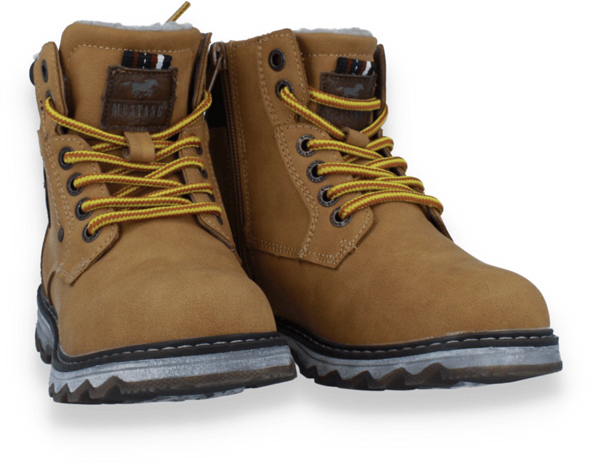 Mustang Jongens Bottine | Cognac | Maat: 35