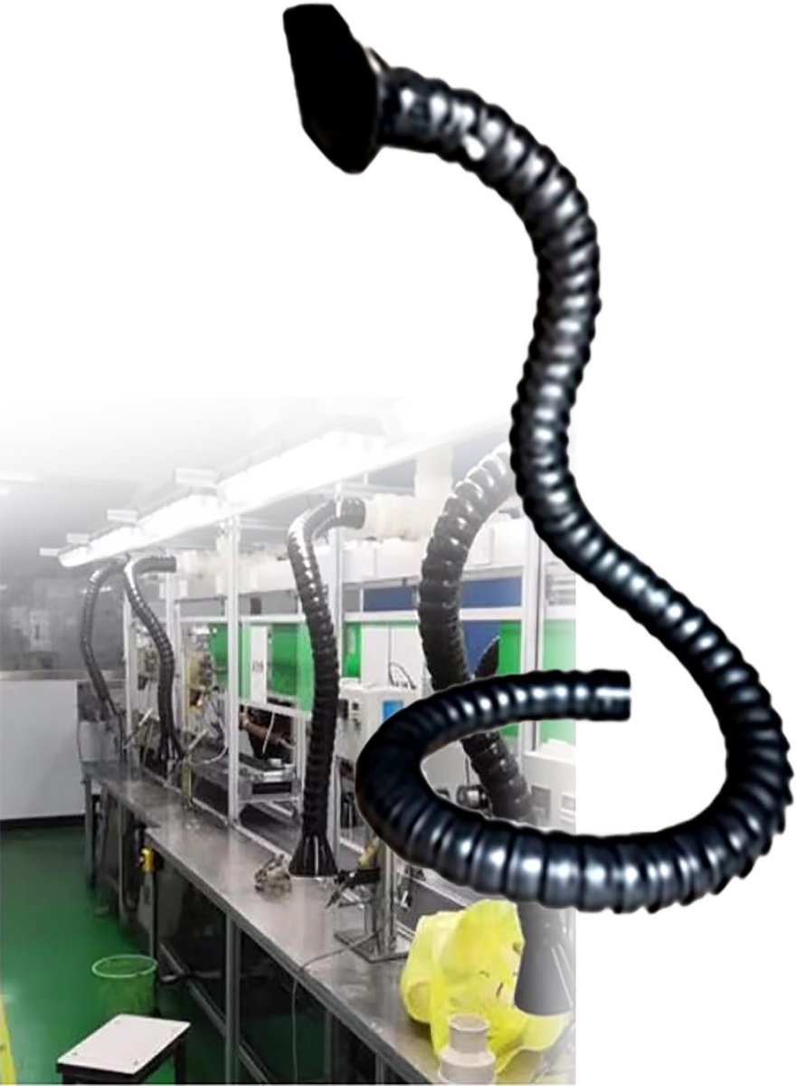 Afzuigarm met kap - 150cm 50mm diameter