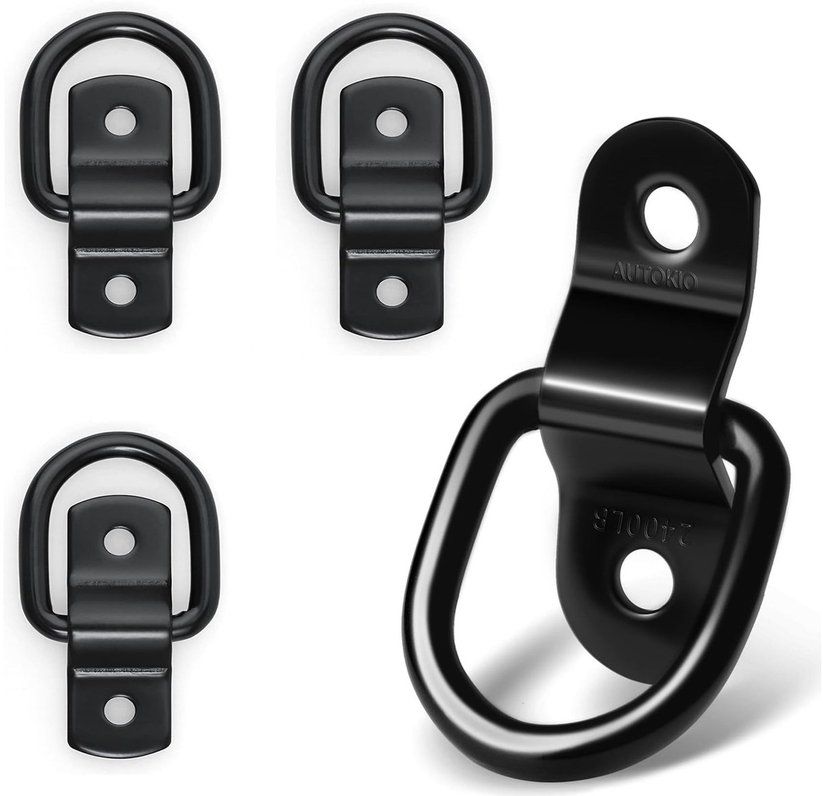 D-Ring Bevestigingsogen - 400 kg Laadcapaciteit - 4 Stuks