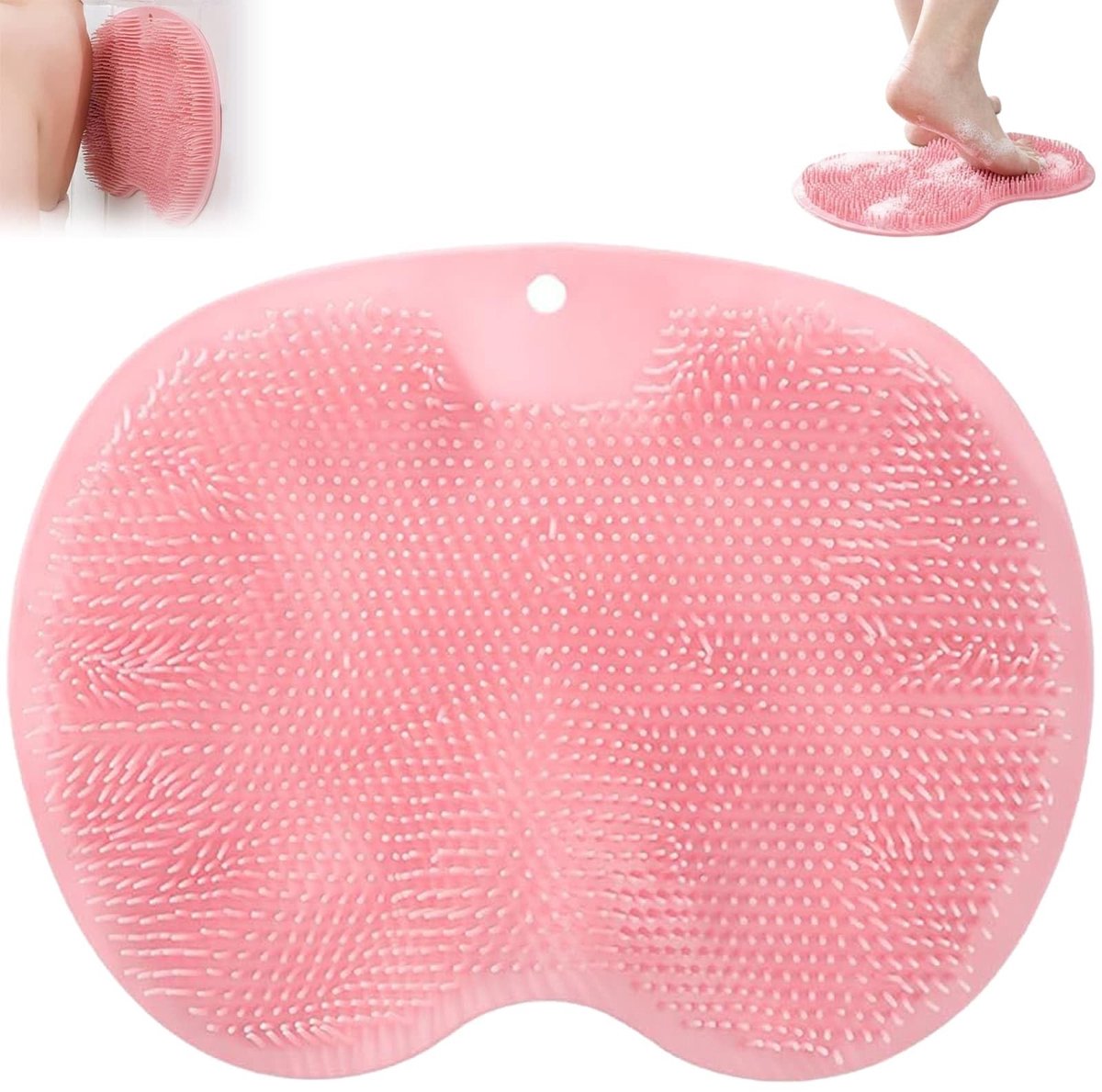 Siliconen Douche Voetscrubmat - Antislip en Exfoliërend