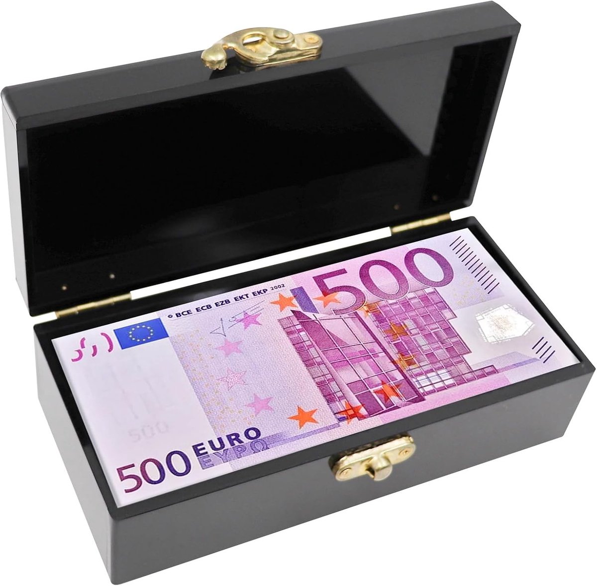 Zwarte Acryl Lockable Kas Box voor Geld, Geld Organizer, Geldopslag, Enkele Rij Munt Tray, Veilig Geld Bewaarbox en Organisator