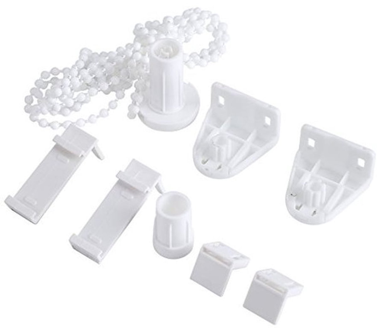 17mm Rolgordijn Montage Reparatieset Gordijnrol Koppelingsbeugel Zijpoelie Ketting Reparatie Fittingen Raamdecoratie