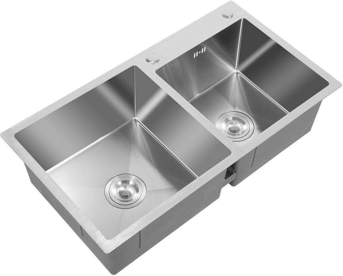 Onderbouw Keukensink - Met Afvoerset en Drainer