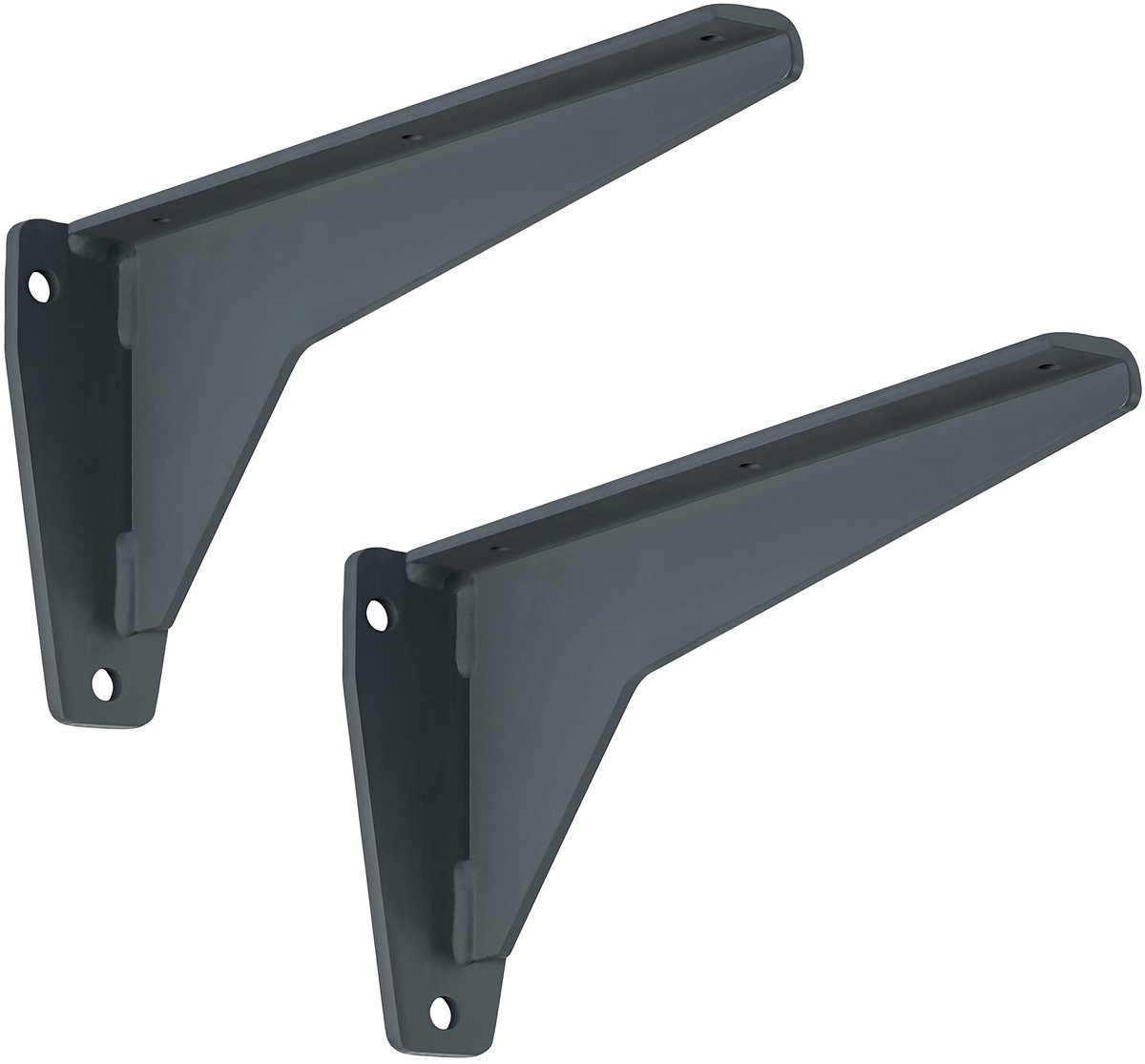 Zware Plankdrager - Staal - Grijs - 2 Stuks