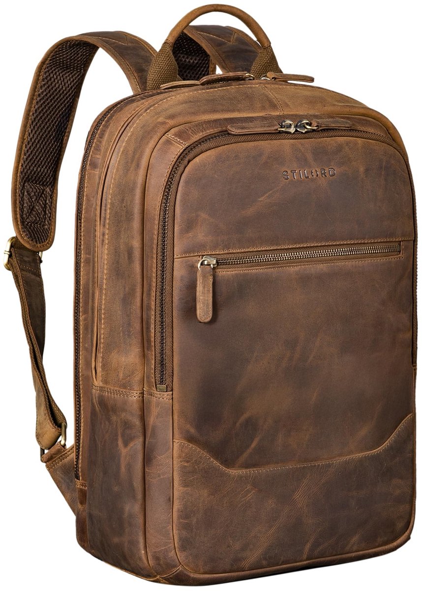 Maxor XL Leren Zakenrugtas - Voor Laptop tot 17 Inch