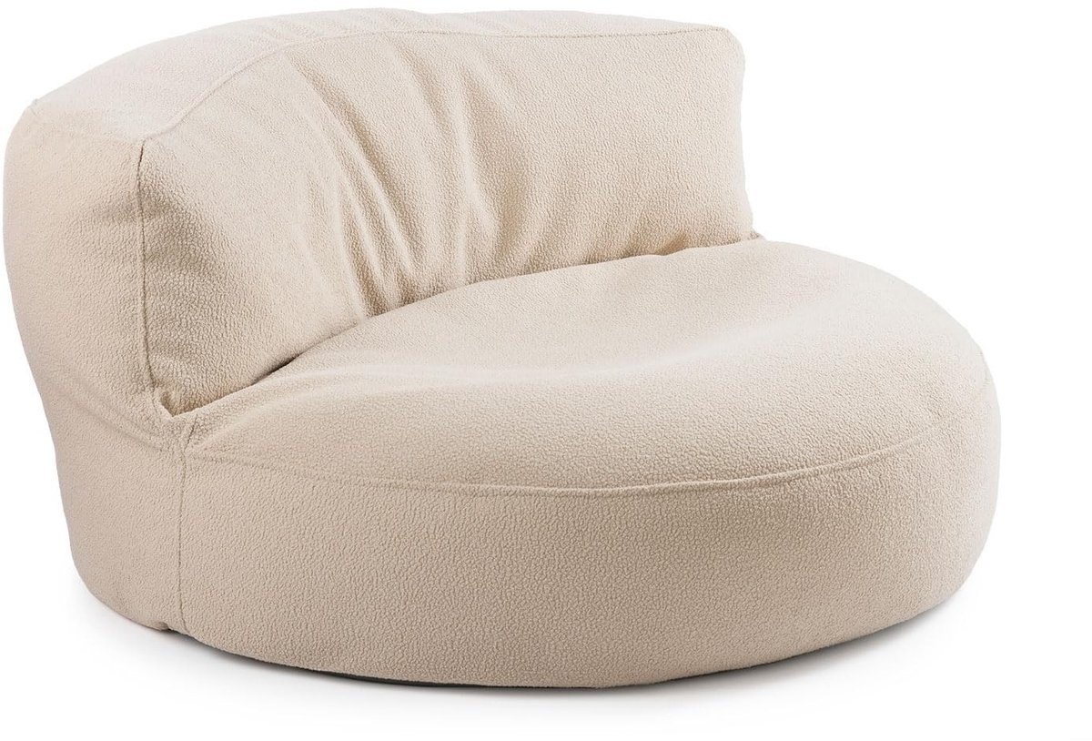 Lounge zitzak - Teddy serie - Beige