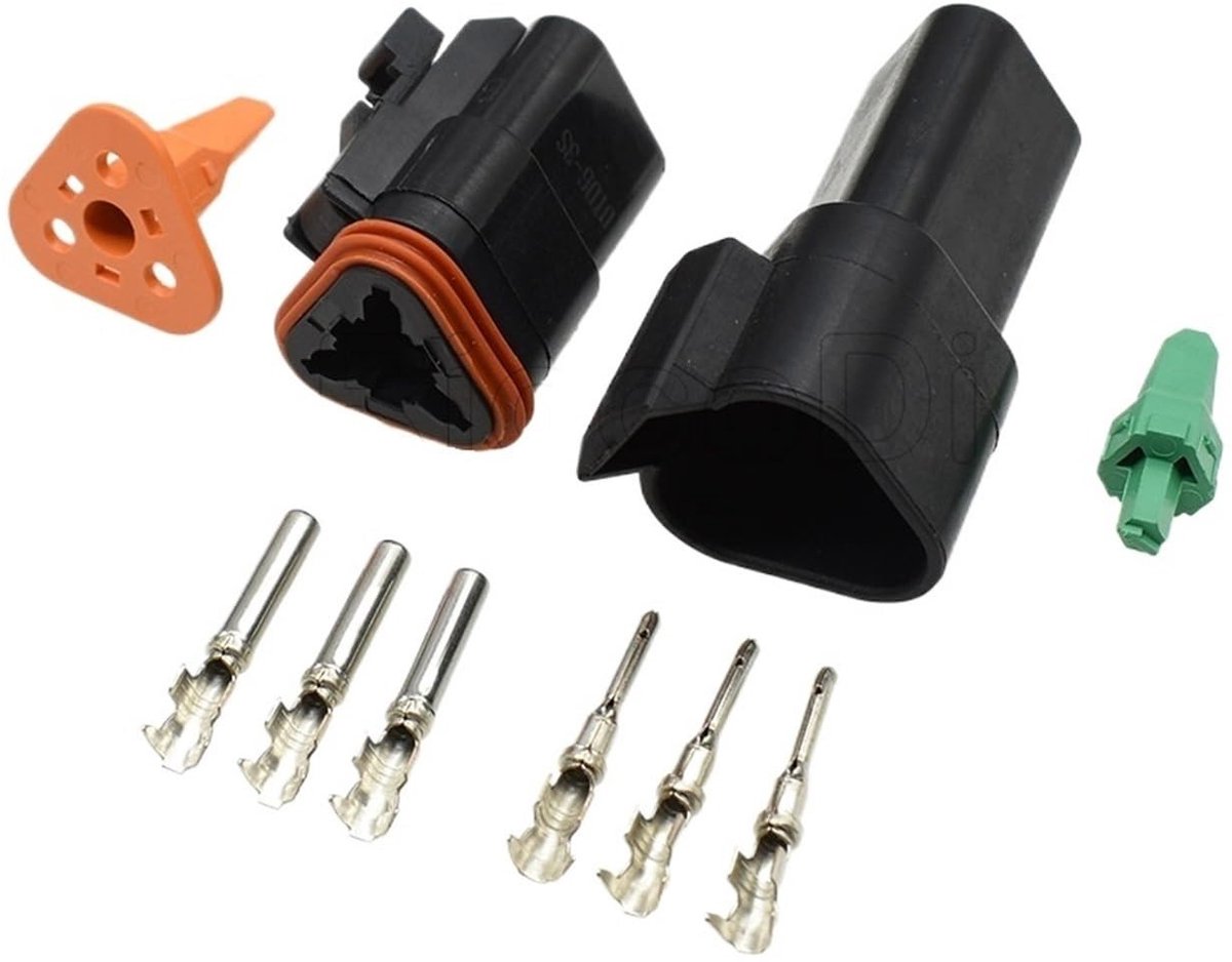 Automotive Connectoren - 3 Gat DT Serie Stekkers Set