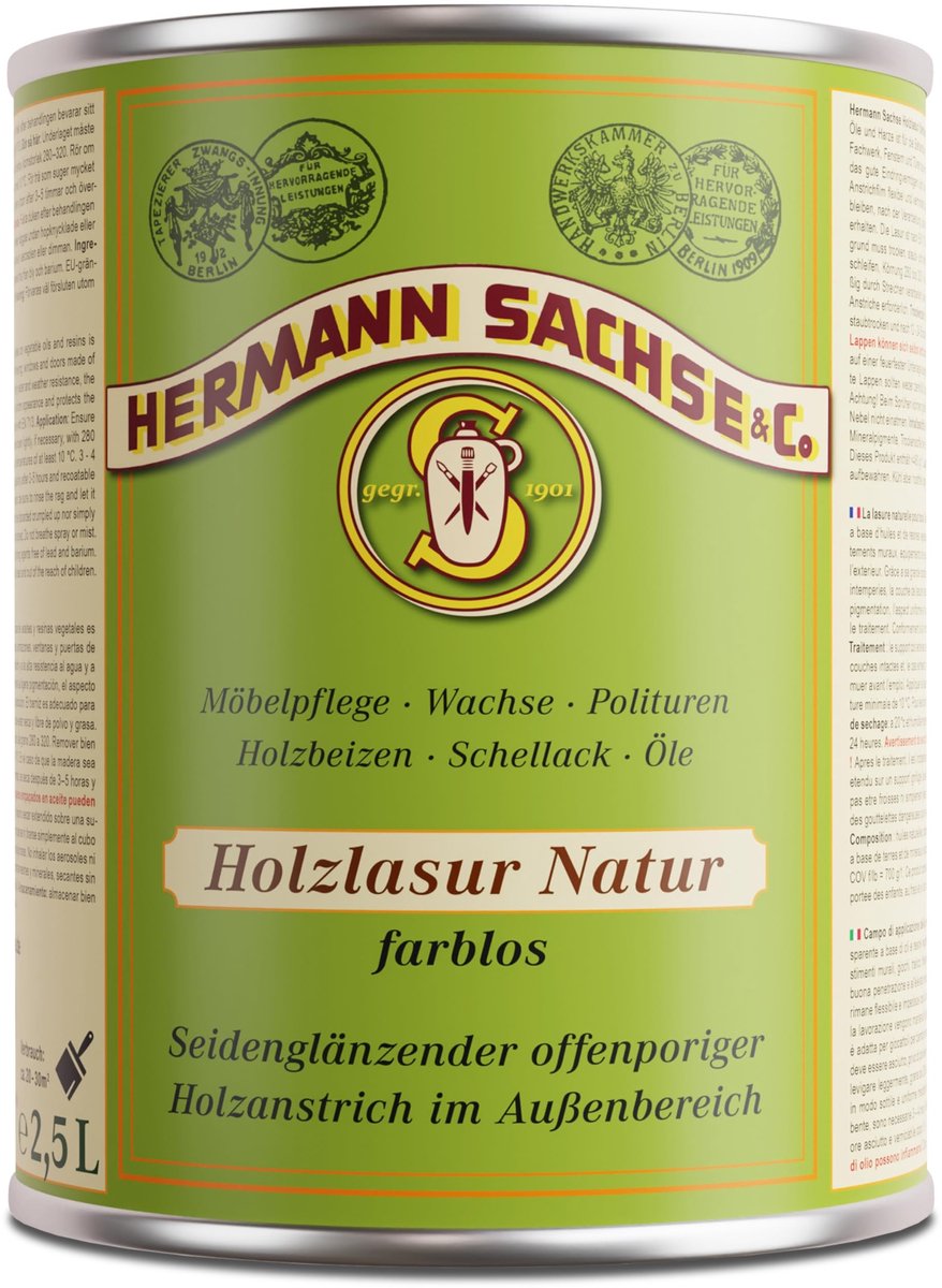 Houten Beits - 2,5 Liter - Zijdeglans voor Buiten