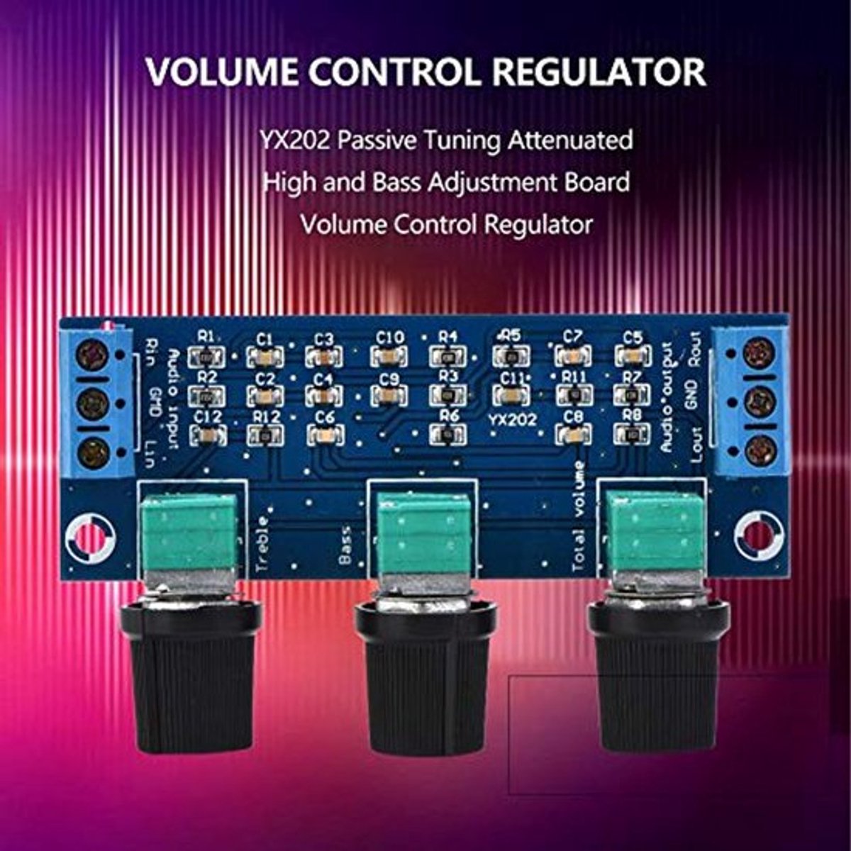 Verzwakte Passieve Afstemming, Volume Controle, Passieve Volume Controle Kaart, Front Stage Afstemkaart, Dual Channel Versterker voor Effect Kaart