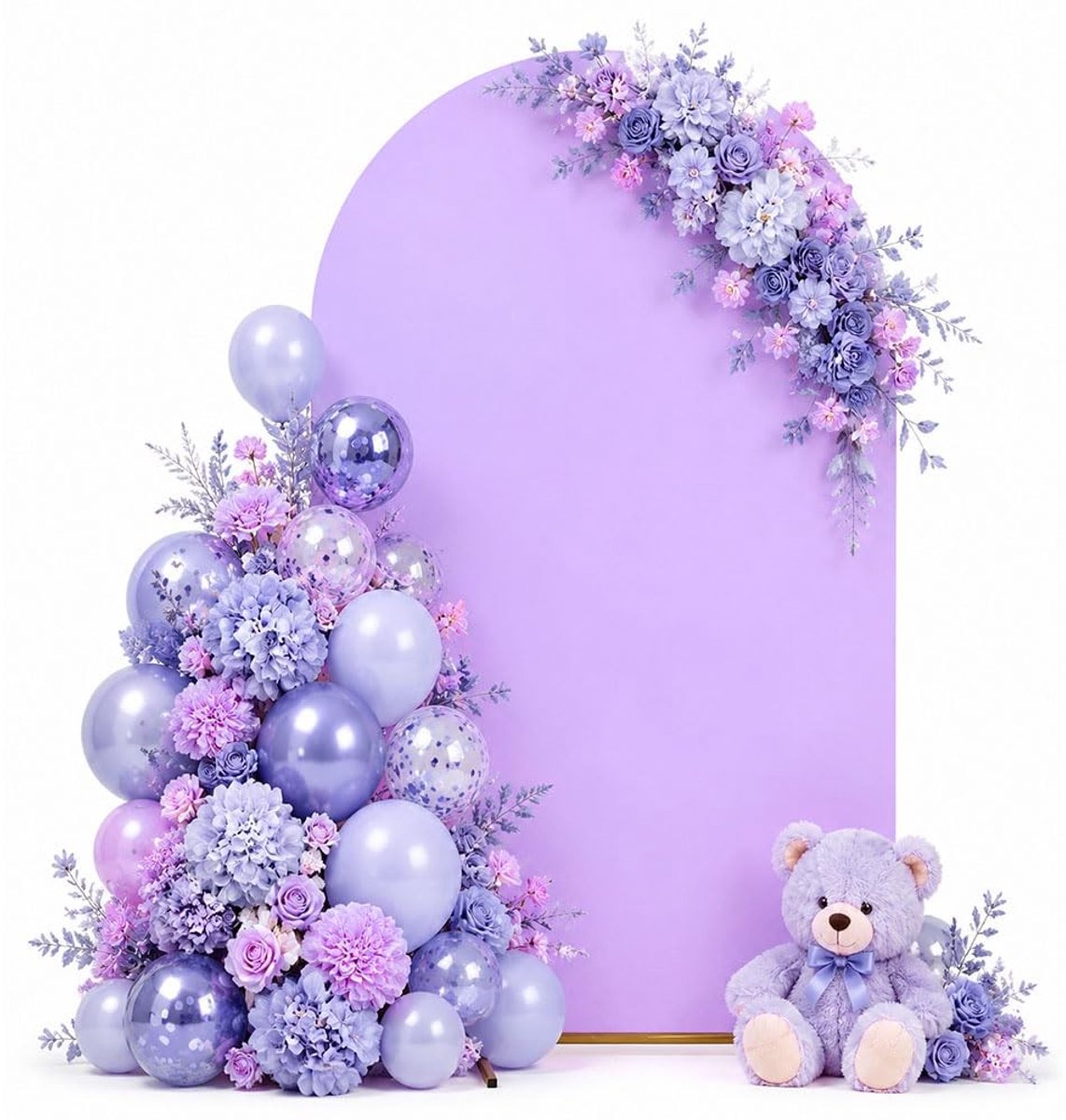 Trouwachtergrond Cover - Lila - 1 x 2 m