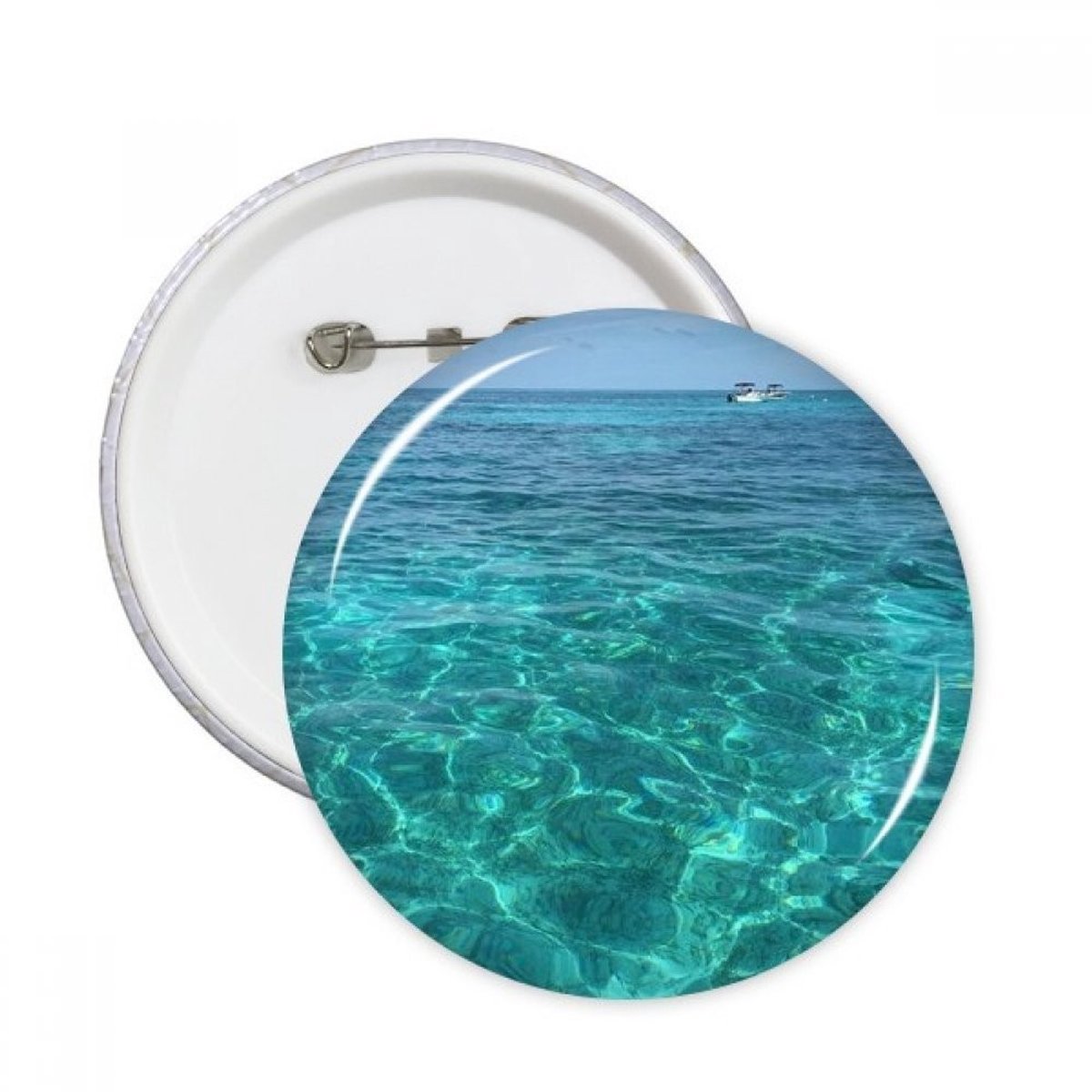 Badgeset met 5 Ocean Water ontwerpen - Multicolor