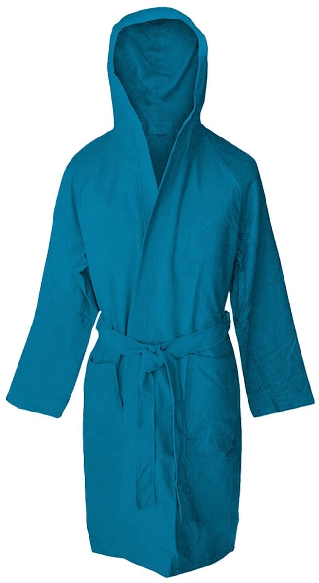 Badjas - Microfiber - Unisex - Sneldrogend - Koninklijk Blauw