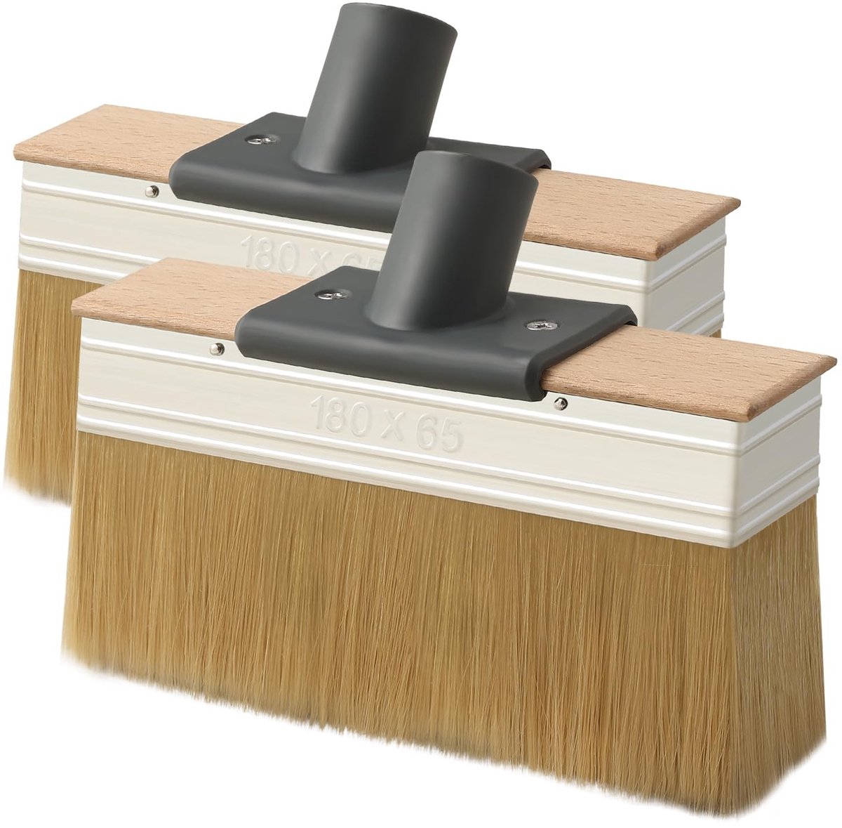 Verfkwasten set voor DIY - 18 cm - Grijs
