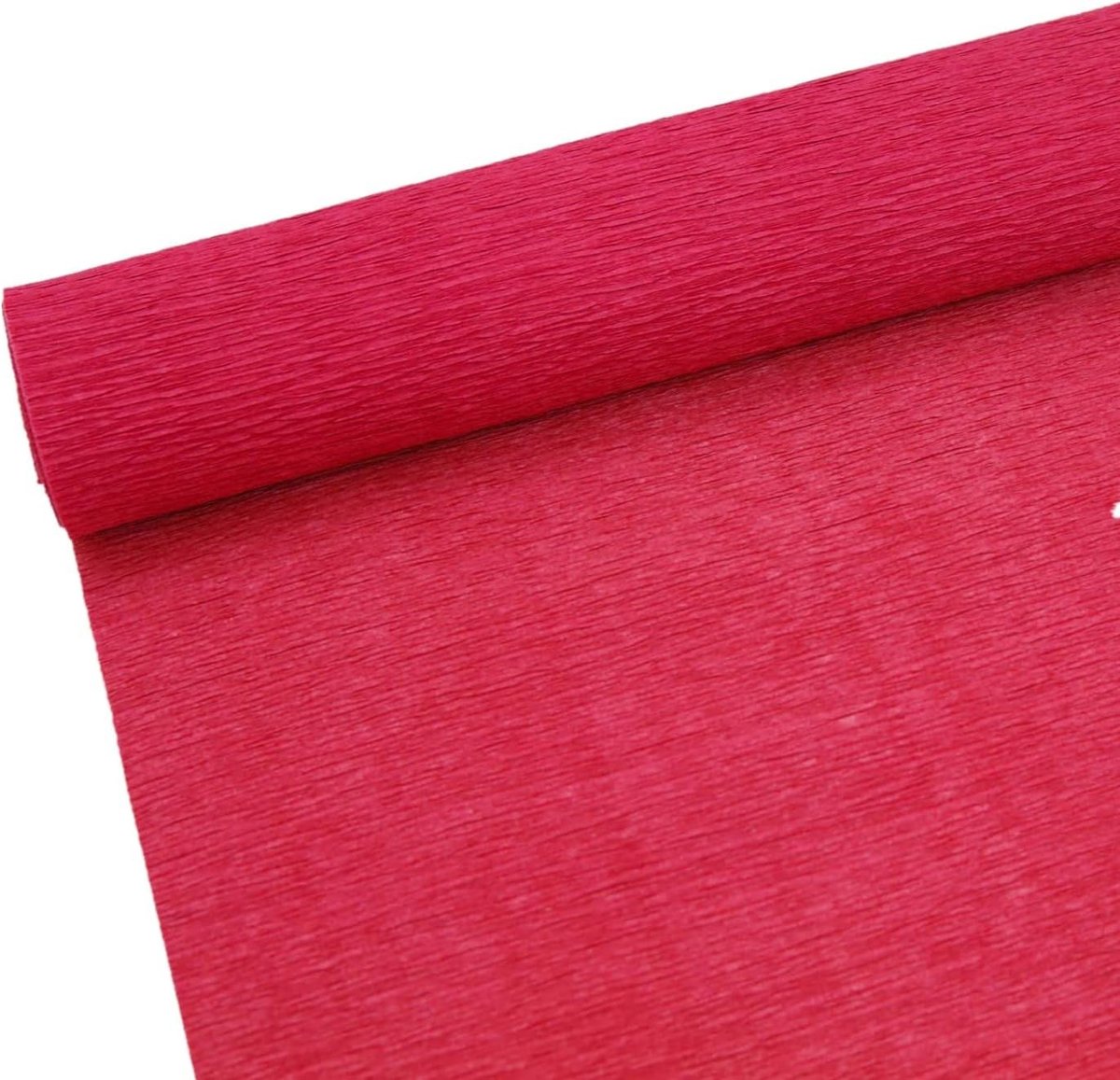 Premium Crepe Papier Rol voor Bloemcreatie, Diep Rood, 10" Breed, 8ft Lang, Perfect voor Decoratie en Ambachtelijke Projecten