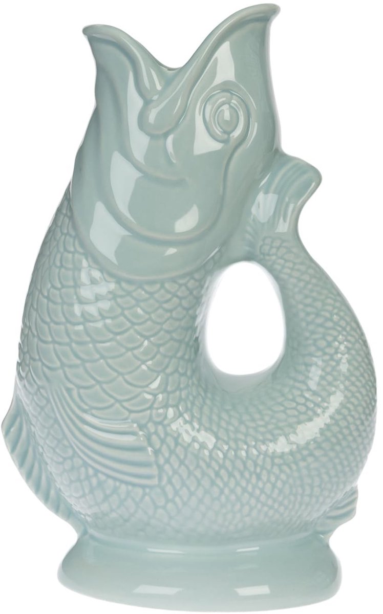 Glug Jug - Visvorm - Decoratieve Karaf - 1,4L