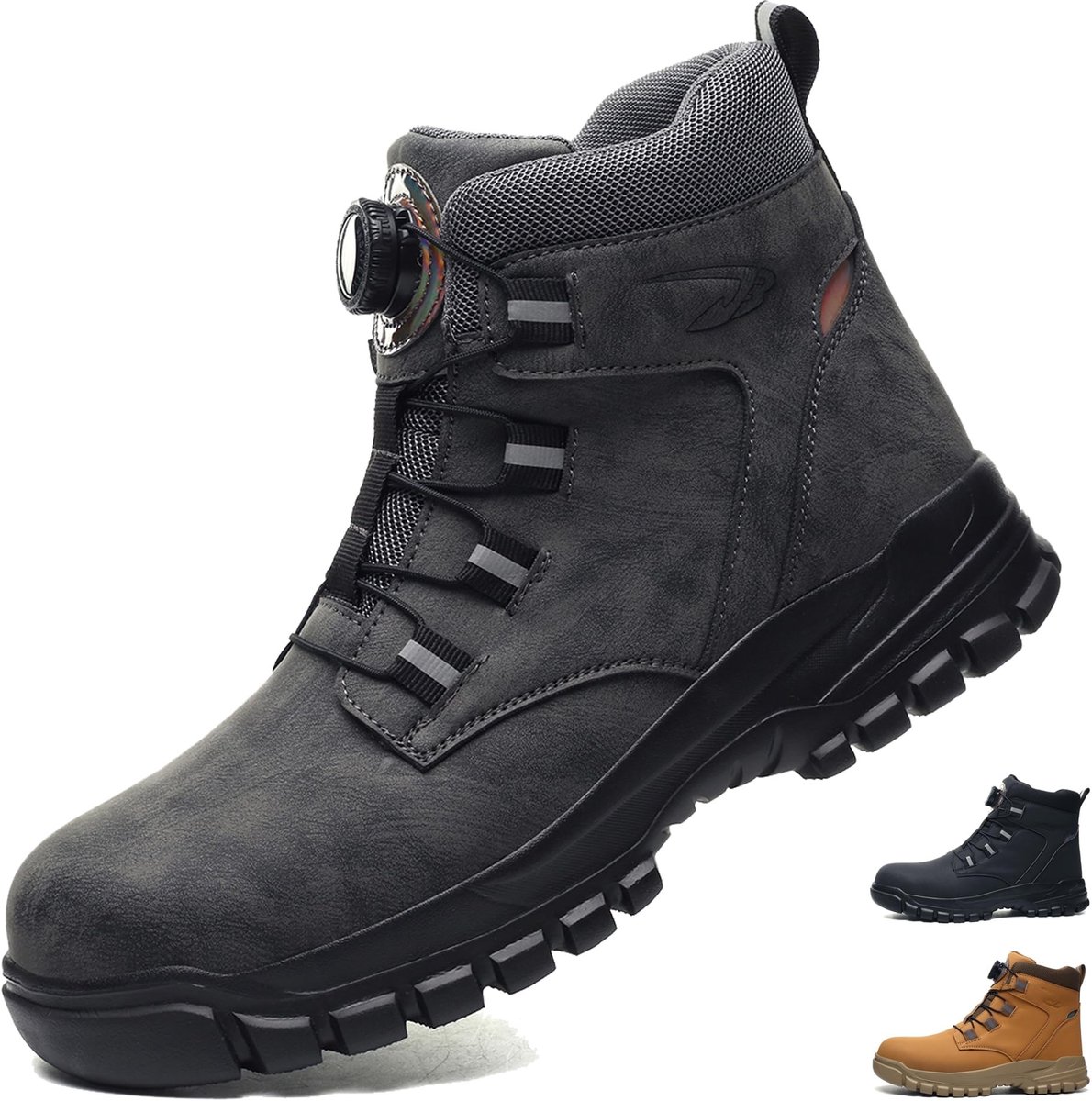 Veiligheidschoenen voor Mannen en Vrouwen - Waterdicht - Grijs